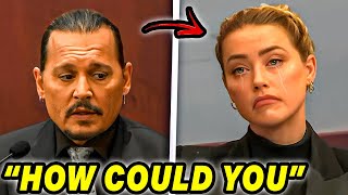 “I Loved You” Amber Heard CRIES During Johnny Depp Sad Testimony In Court