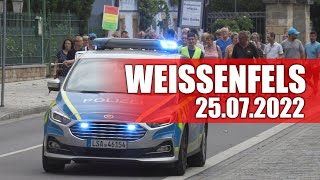 Weissenfels, Burgenlandkreis, Spaziergang, Demo am 25.07.2022 -  Fragenkatalog an Oberbürgermeister