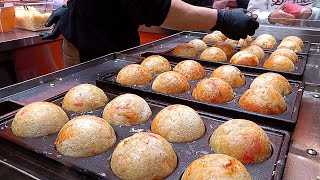 sold out every day! Amazing King Takoyaki with 10 Ingredients - Korean street food