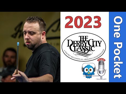 Justin Hall vs Justin Volk - One Pocket - 2023 Derby City Classic rd 4