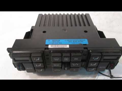 1994 Mercedes S420 Temperature Climate/AC heater control ID 1408301985 NIQ WALK IN ONLY SEE P... OEM