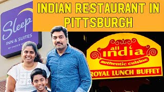 Indian Restaurants in Pittsburgh | Sleep inn Hotel Review | Food Review | Chennai to USA Tamil vlogs