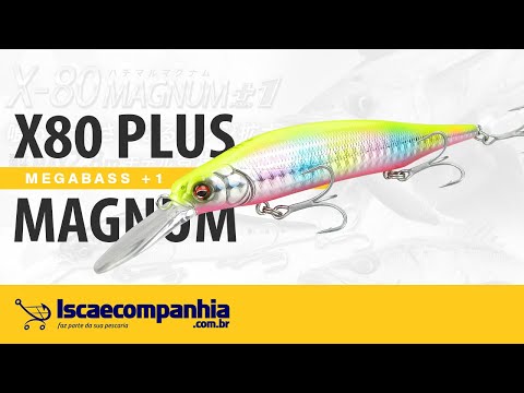 Vídeo Isca Megabass X-80 Magnum Plus +1