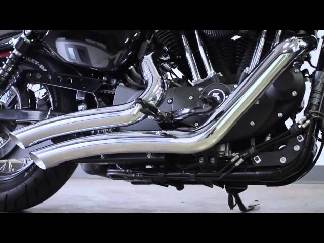 Vance Hines Big Radius 2 Into 2 Exhaust System Chrome 6