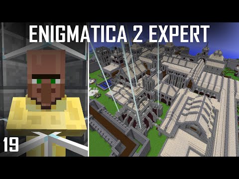 Quest Dings & Villager Woes! Enigmatica 2 Expert Minecraft - Ep19