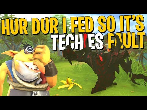 When the Feeder Blames Techies - DotA 2
