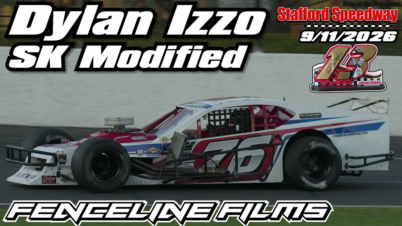 Dylan Izzo SK Modified Shootout at Stafford Speedway