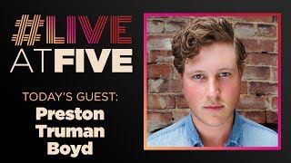 Broadway.com #LiveatFive with Preston Truman Boyd of THE PLAY THAT GOES WRONG video