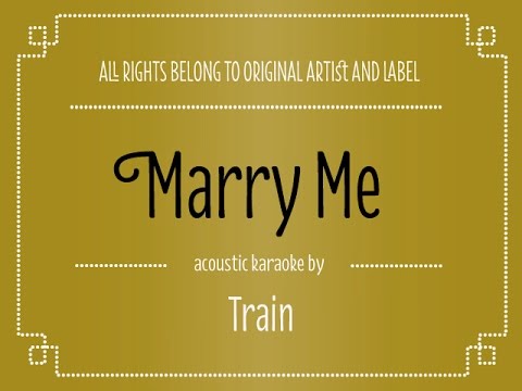 download lagu mp3 mp4 Marry Me Train No Lyrics, download lagu Marry Me Train No Lyrics gratis, unduh video klip Marry Me Train No Lyrics