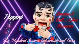The Masked Singer Australia - Puppet - Season 2 Full