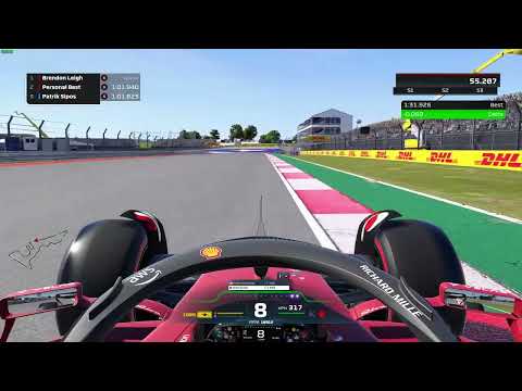 F1 22 USA COTA World record + Set up guide