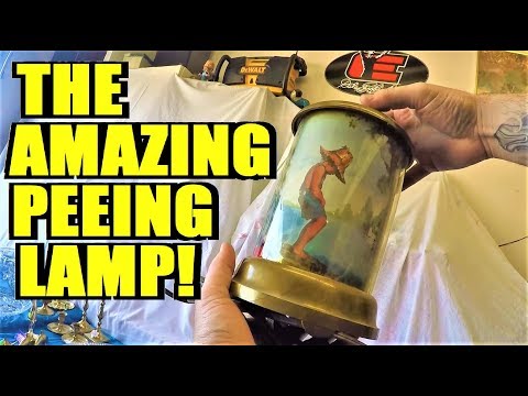 Ep15: A LAMP THAT PEES & OTHER AMAZING ANTIQUE FINDS! - The ORIGINAL GoPro Yard Sale Vlog!