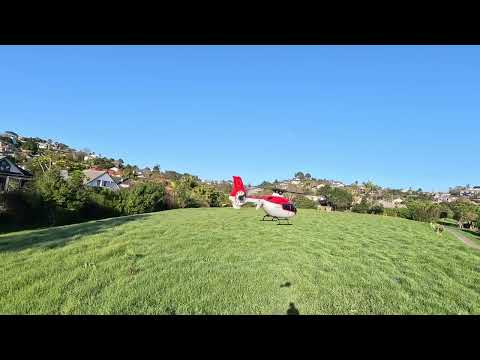 Eachine E135 EC135 Scale Helicopter Park flying