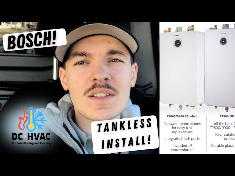 Bosch T9800 SE199 Tankless Water Heater Installation! Whole House Smart Water Shutoff Valve Install!
