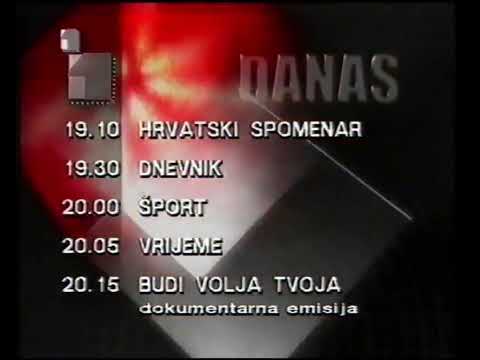 HRT 1, 10. veljače 1998. - pregled programa