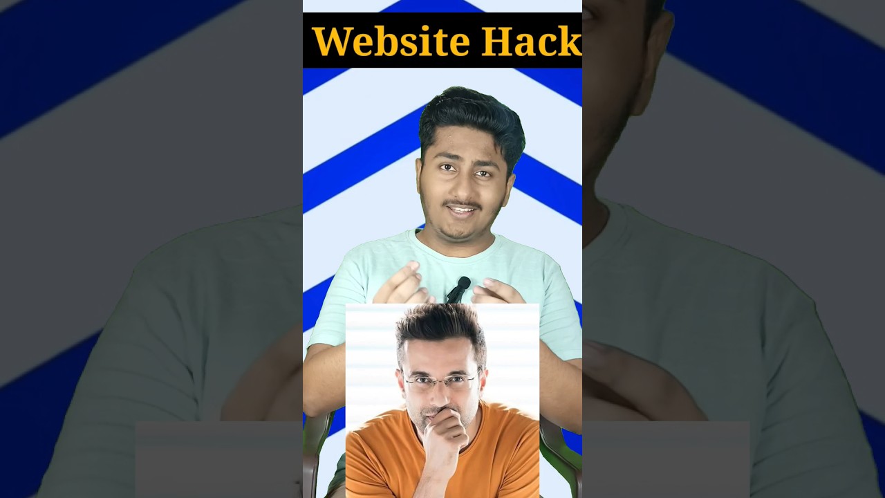 Hack Sandeep Maheshwari Website With Javascript 2 line Code #shorts #ytshorts #youtubeshorts