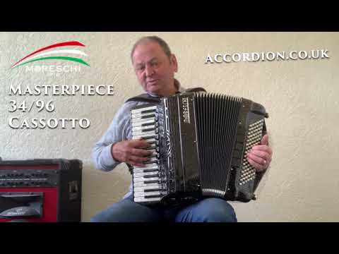 Moreschi Masterpiece 34/96 Double Cassotto Musette Piano Accordion
