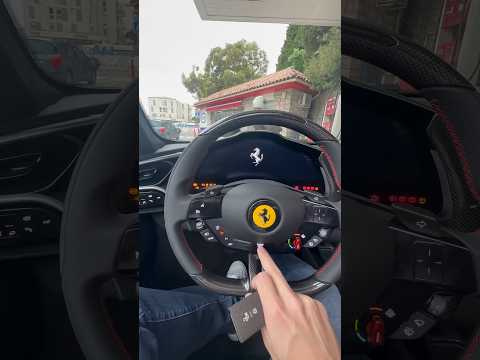 Thumbnail for POV getting gas and starting Ferrari 296 by Ferrari 296