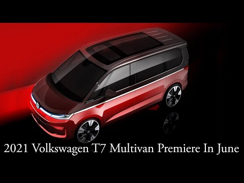 2021 Volkswagen T7 Multivan - Premiere In Mid June