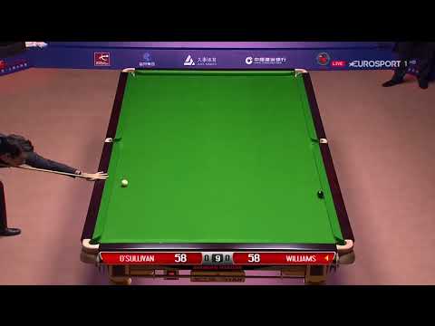Ronnie O'Sullivan Great Double on Respotted Black vs. Mark Williams