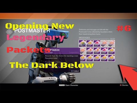 Destiny - Opening Legendary Packets - The Dark Below - Pretty Damn Good Shotgun #7