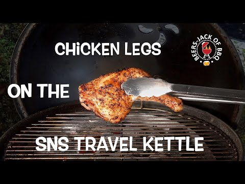 Chicken Legs on the Slow ’N Sear Travel Kettle!