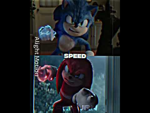 Movie Sonic VS Movie Knuckles