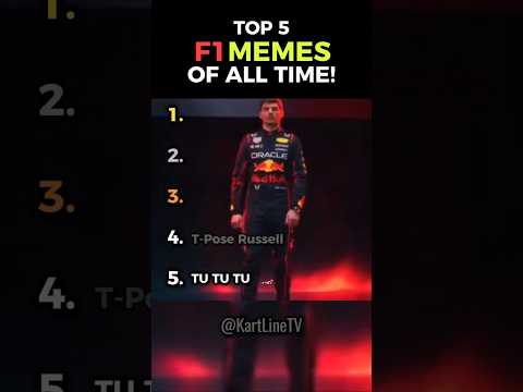 Ranking the Best F1 MEMES OAT! 😭💯 #shorts