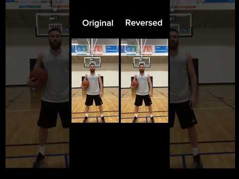 Original vs. Reverse (@MrBeardedDragon) #basketball #original #reversevideo #shorts #viralvideo #fyp