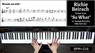 A Lick A Week! 20th Week: Richie Beirach's Lick on "So What"