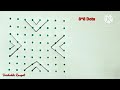8 dots 2 simple rangoli designs 💖 simple chukkala muggulu 💖 easy dots kolam