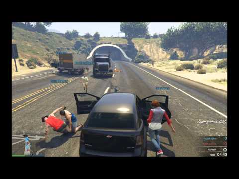 Turbid Plays GTA Online with Adam, James, Bruce, Lawrence and The Community, 7-14-15, Part 1.
