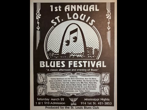 1986 St. Louis Blues Festival - Piano Slim