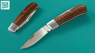 How to make Stunning Folding Pocket Knife - with a Master Smith