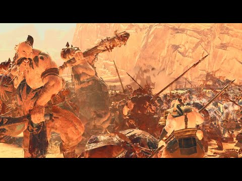 Norsca vs Ogre Kingdoms – Brutal Cinematic Battle | Total War Warhammer 3