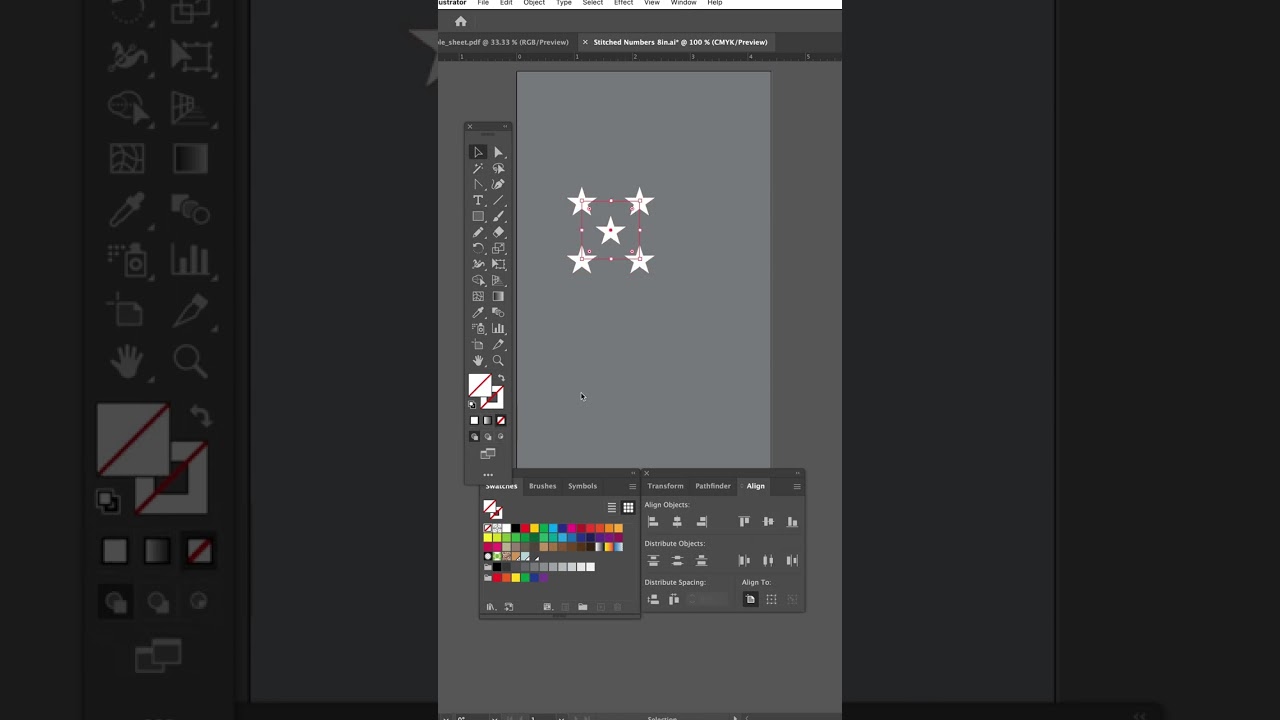 How to create seamless patterns in Illustrator