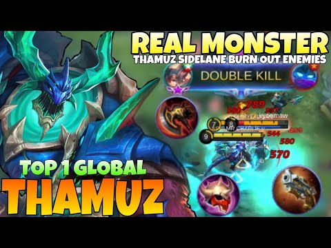 Monster offlaner Thamuz Burn Out The Enemies! Thamuz Best Build 2021 | Top 1 Global Thamuz | MLBB
