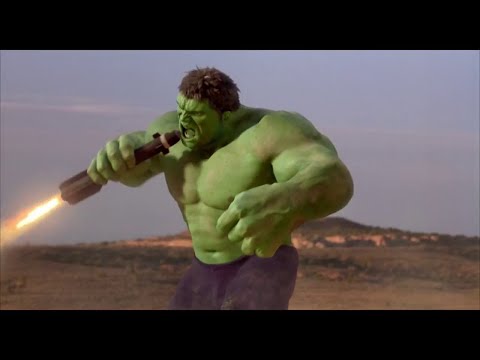Hulk 2003 - Hulk vs Helicopters (60fps, 4k)