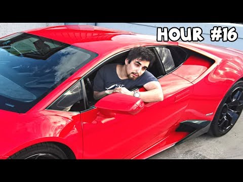 I Spent 24 Hours Straight In a Lamborghini Challenge
