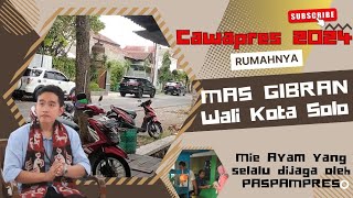 Warung Mie Ayam yang selalu dijaga oleh PASPAMPRES || Depan Rumah Mas GIBRAN Solo