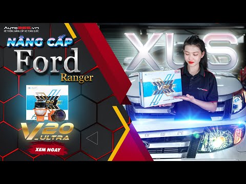 Ford Ranger nâng cấp cặp bi LED X-Light V20 Ultra