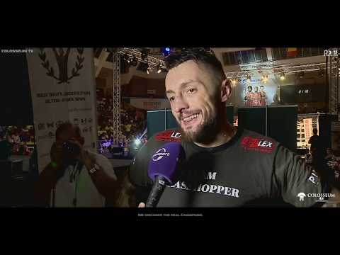 ➡Colosseum TV - ALEX VOICU vs. ANGHEL CARDOS • KICKBOXING HIGHLIGHT • Post match interview