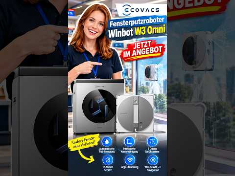 Ecovacs Fensterputzroboter Winbot W3 Omni