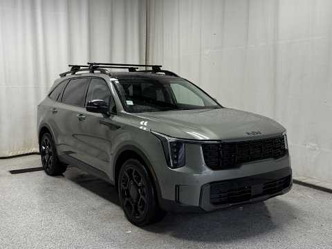 2025 Kia Sorento X-Line AWD in Green for sale at Park Mazda in Sherwood Park, AB