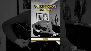 JOHN LENNON "DEAR YOKO" UNPLUGGED ACOUSTIC COVER BY LOGAN PAUL MURPHY #johnlennon #yokoono #acoustic