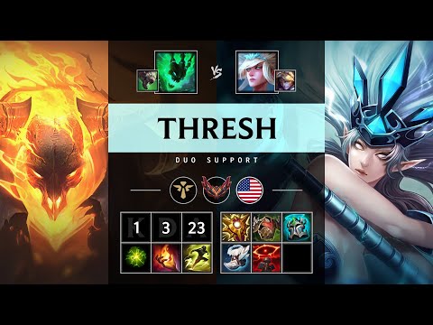 Thresh Support vs Janna - NA Grandmaster Patch 25.11