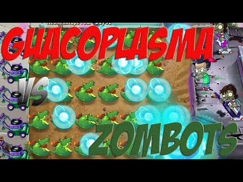 Plants vs Zombies 2 Epic Hack : The Giant Guaco Plasma Ball vs Each Freakin' Zombots