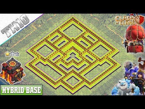 NEW BEST TH10 Base 2019 with COPY LINK | TH10 Farming/Trophy Base - Clash of Clans