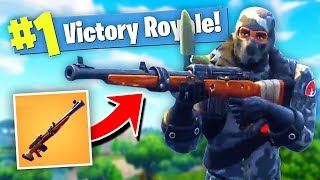 *NEW* HUNTING RIFLE GAMEPLAY In Fortnite: Battle Royale