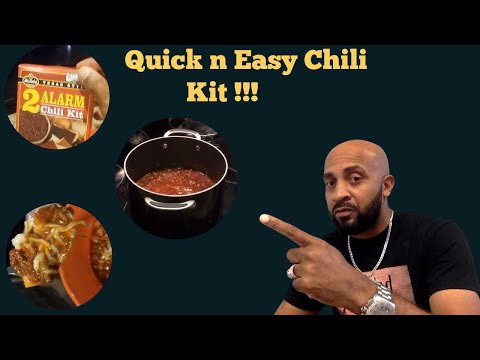How Too Make Chili For Beginners Using 2 Alarm Chili Kit!!!